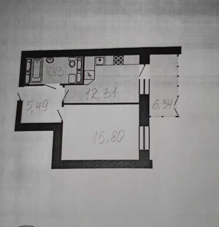 Продаж 1-кімнатної квартири м. Черкаси - фото 1