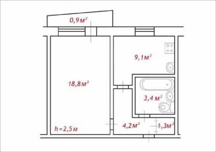Продам НЕ ДОРОГУЮ 1-ком. ЧЕШКУ, Победа-6 (Яхт-клуб) - фото 1