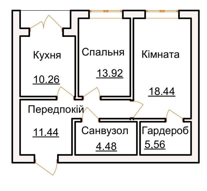 2-к. Кв на Левандівці, Новобудова. - фото 1