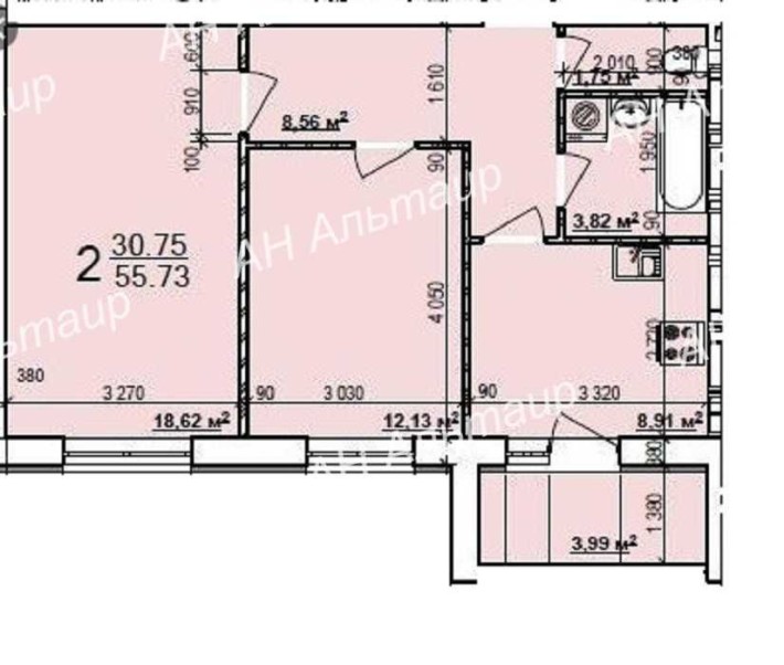 Торг до продажи! ЖК Мира-3 Жилой дом 2 этаж Продам 2 комн. квартиру GT - фото 1