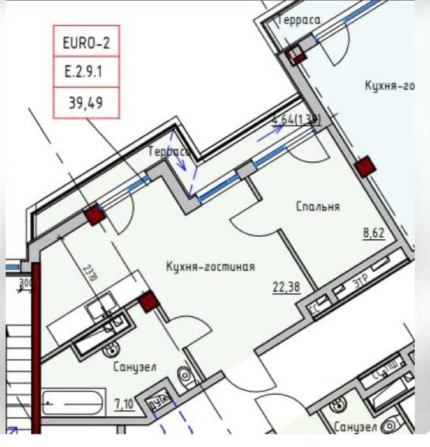 Продається 1-к квартира в ЖК “Простір на Софіївській”, Будинок Е - фото 1