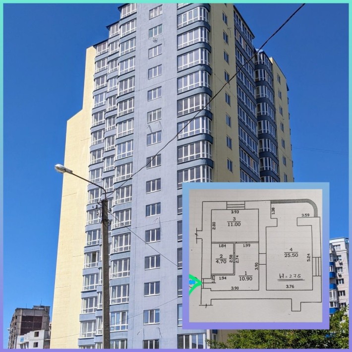 25999 ! Снижение цены Продам 52м. кв. 3 этаж в новострое ЖК "Родники" - фото 1
