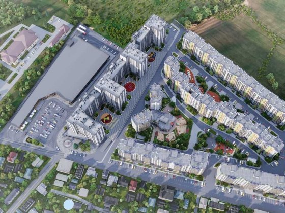 Велика 2К квартира в новому ЖК у 300 м від Києва. Є розтермінування Софіївська Борщагівка