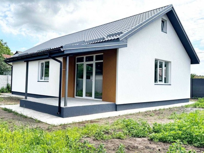 Новий БУДИНОК 115 кв.м на 5  сотках з ГАЗОМ -від  КИЕВА 9 км - фото 1