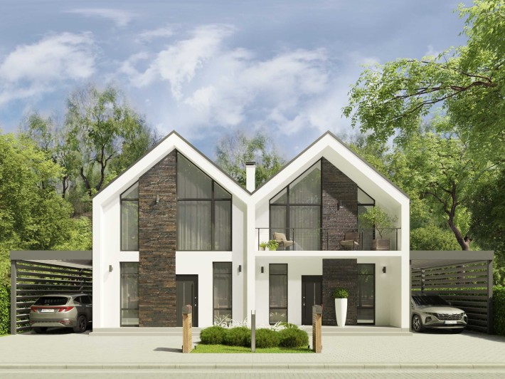 Дуплекс 87 кв.м, з 0% першим внеском, на виплат на 2 роки. Gardd House - фото 1