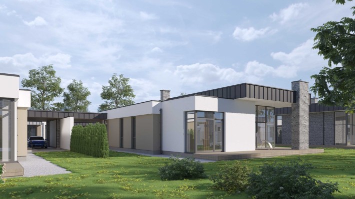 Продаж котеджу КМ Terra Solis с.Зубра/розтермінування від забудовника - фото 1
