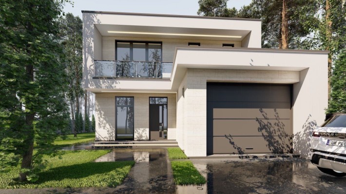 Продам будинок в сучасному стилі з підвалом та гаражем КМ Дайберг - фото 1