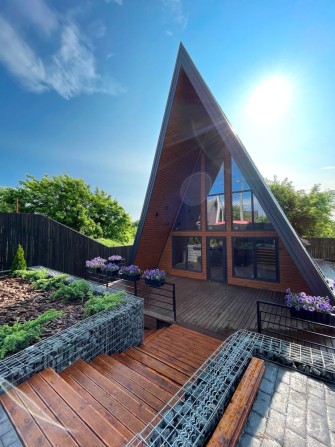 A-frame готовий будинок у Бучі — авторський проєкт - фото 1