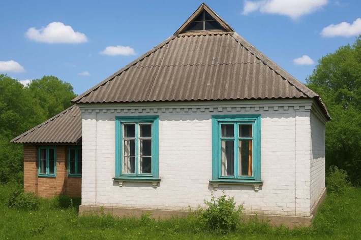 Будинок біля Річки "Ворскла" з Садом 25 Соток. Петрівка. - фото 1