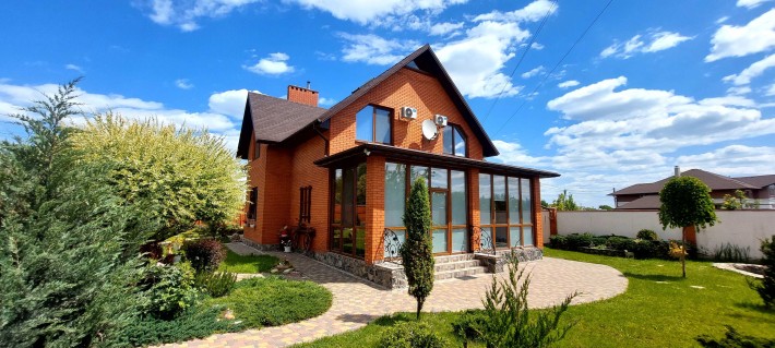 ДОМ (215м.кв).4 спальни.10 соток.Ландшафт.Баня 58000грн - фото 1
