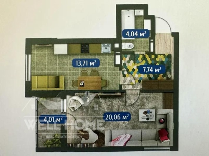 Продаж 1к квартири, вул. Шолуденка, 26,  ЖК Зіркова Вежа м. Вишгород - фото 1