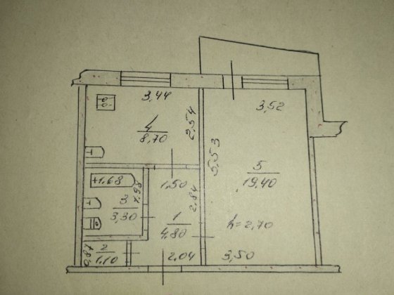 Продам 1 комнатную квартиру Краматорск