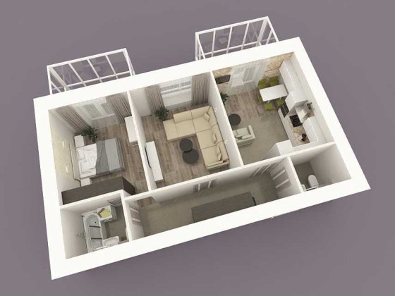 Двокімнатна квартира від надійного забудовника Миргород