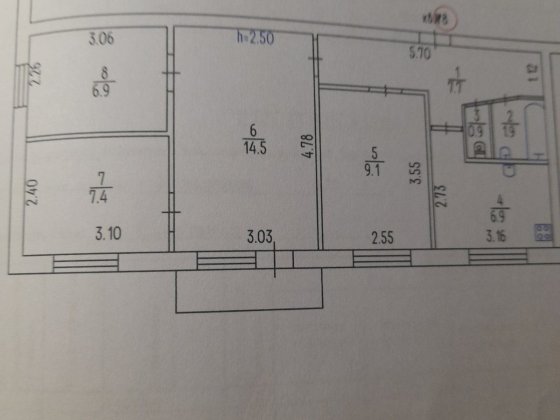 Продаётся 4х комнатная квартира м-н Артема Собственник! Славянск