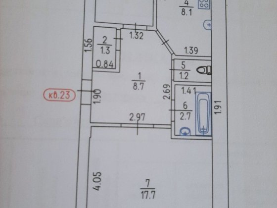 2х комнатная квартира ЦЕНТР! Славянск