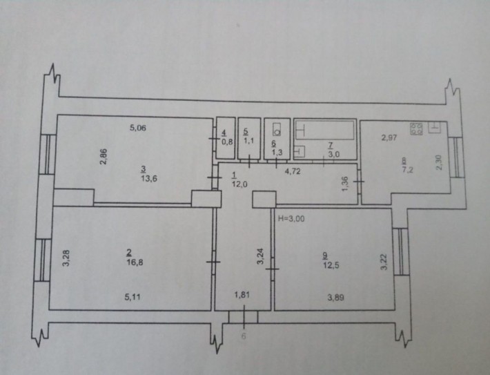 Продам 3х кімнатну квартиру - фото 1