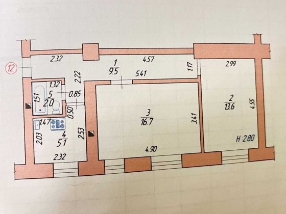 Двокімнатна затишна квартира з усіма меблями Шостка
