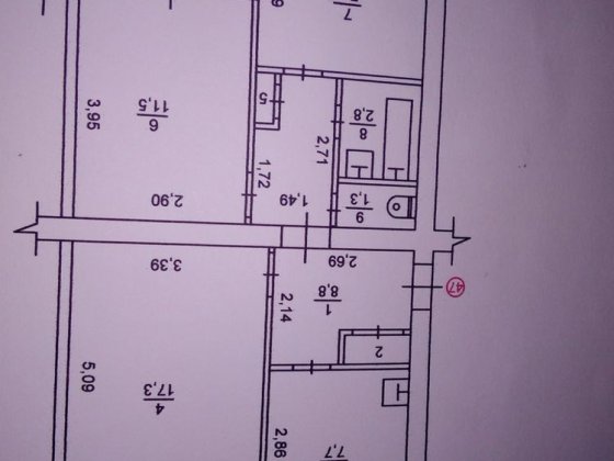 Квартира трикімнатна Шостка