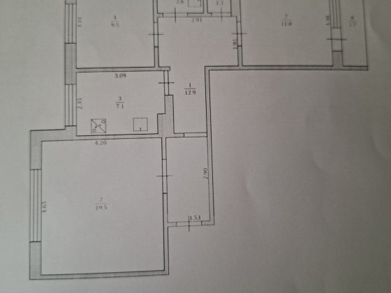 Продається трикімнатна квартира в другому мікрорайоні. Можливий обмін Южноукраїнськ