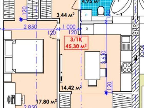 1 кім квартира з власною земельною ділянкою.М.Богородчани