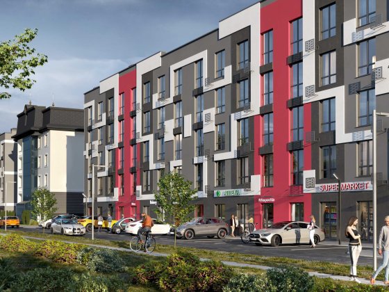 1К 36м2 у сучасному ЖК поруч з Метро Теремки Чабаны