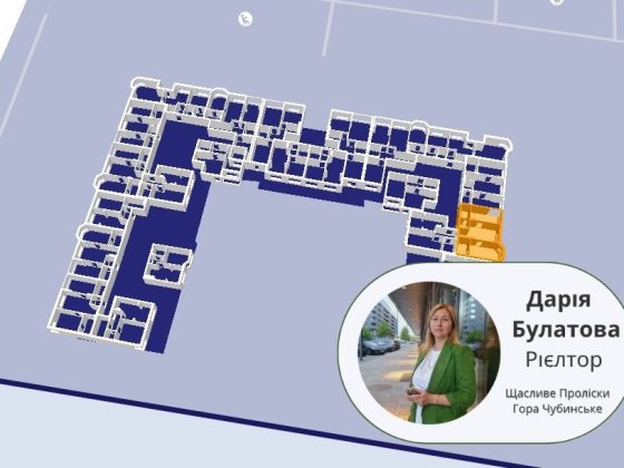 Продаж компактной 2-х кімнатной квартири ЖК 7'Я. Счастливое