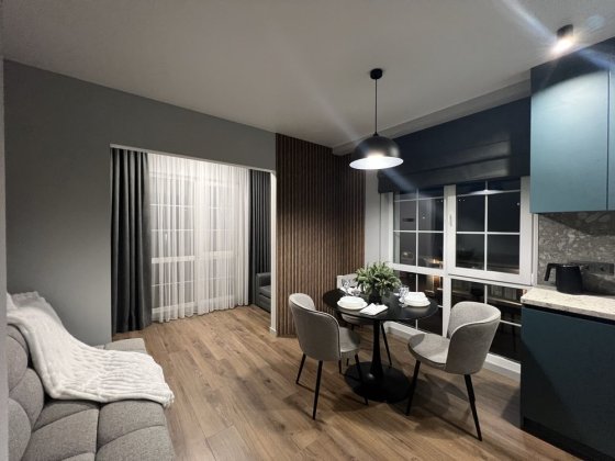 1 кімнатна квартира з ремонтом меблями та технікою! Чайки