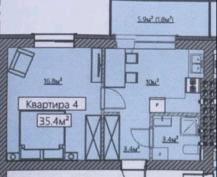 Продаж Квартир Рудно. - фото 1