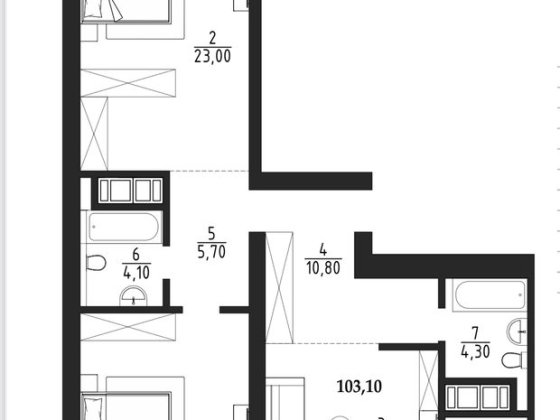 Власник, квартира 103 м2, будинок зданий, ТРЦ Рівєра, Фонтанка Фонтанка