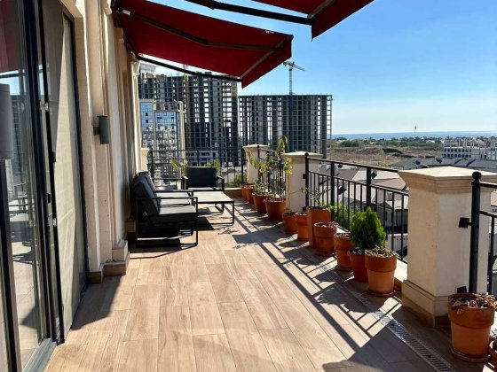 Пентхаус с красивым видом на море ЖК Черноморская Ривьера, евроремонт