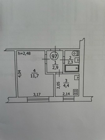 Продаж 1к. квартири від власника - фото 1