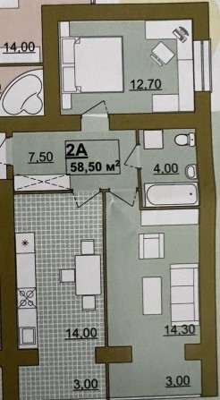 Терміновий продаж 2х кімнатної квартири у ЖК Містечко Центральне - фото 1