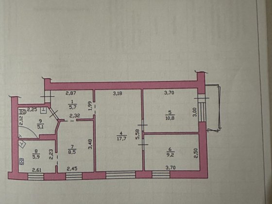 Продам 4 кімнатну квартиру в Броварах район парку. Бровары