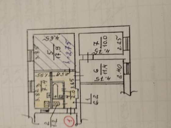 Продам 2комнаты в 3-х кв район Рабочей