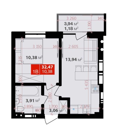 Продам 1-кімнатну квартиру 32м2  ЖК Авантаж 247. ТРЦ Авенір Плаза - фото 1