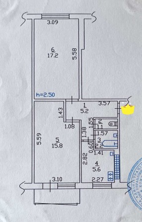 Продам 2 кімнатну квартиру в Нагірній частині міста - фото 1