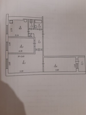 Продам 3-х кімнатну квартиру,в. Володимира Великого - фото 1