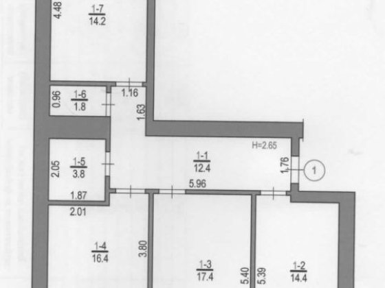Трійка , 1 поверх, ЖК Крила, Єоселя Луцк