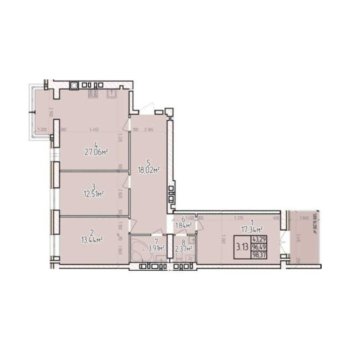 Продаж квартири в ЖК 'Велес' - фото 1