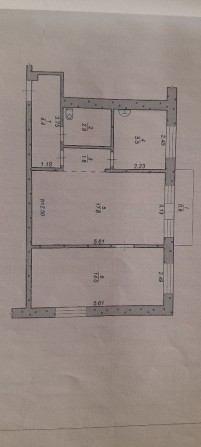 Продаж 2- кім квартири 44 квартал , вул. Лисяка - фото 1