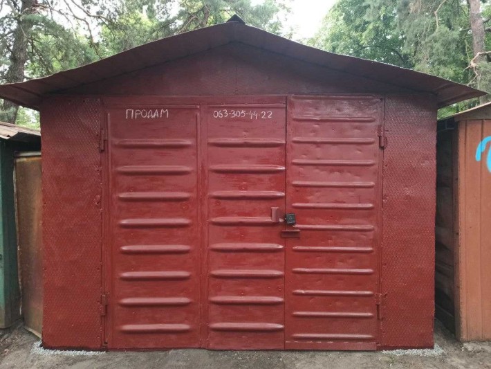 Гараж металлический из вагона металевий на Алматинской ДВР - фото 1
