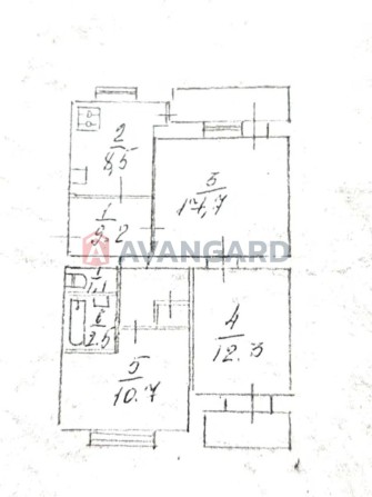 м.Теремки, 3 кімнатна,держпрограми,цегла, газ - фото 1