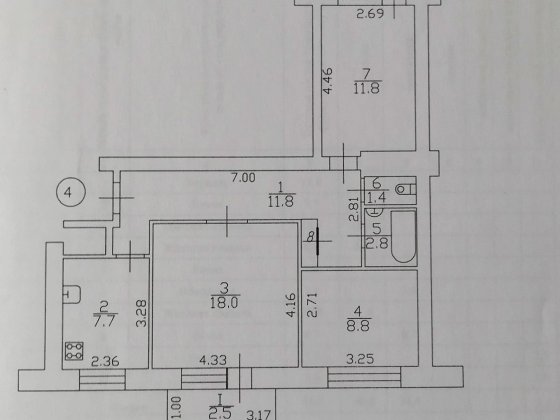 3-х комнатная р-н Вены , 2-й гор. больницы Чернігів