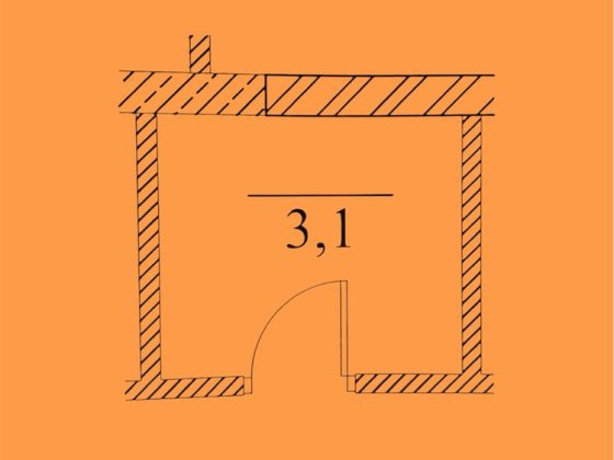 Оренда 3,1m2 Господарська кімната, комора, кладова, кладовка Київ