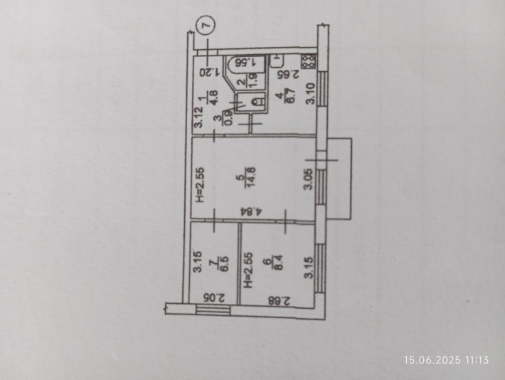 Продам 3-х комнатную квартиру - фото 1