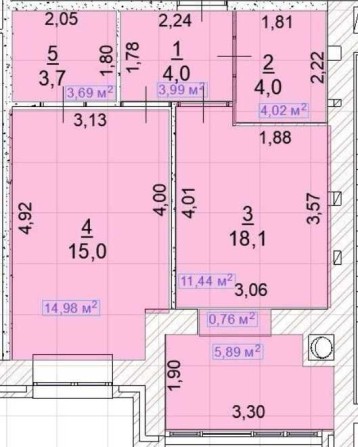 Продам Однокімнатну в Новобудові , Центр - фото 1