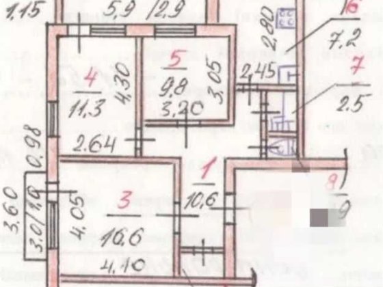 Продам 3 кімн кв 63 м2 3/9 цегла ВСЕ РОЗДІЛЬНО Старий Центр Миколаїв