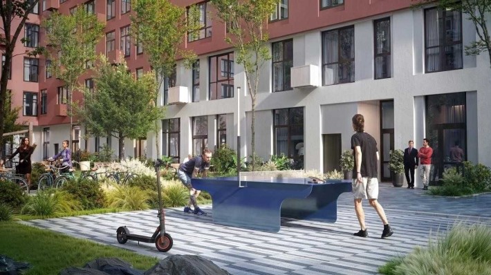 Квартира 40 м² з окремою кухнею та лоджією в тихому районі Львова - фото 1
