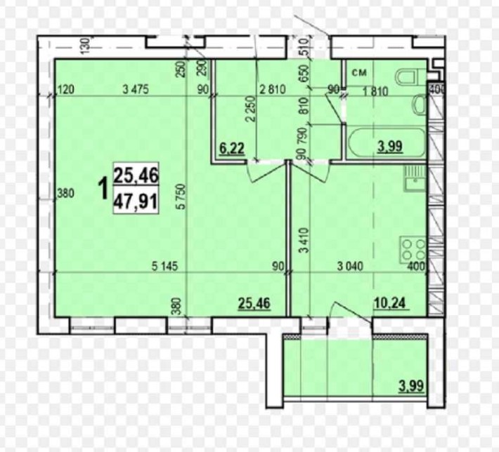 Документы ЖК Мира-3 Обжитый дом 48м2 Продам 1К (2К) квартиру GT - фото 1