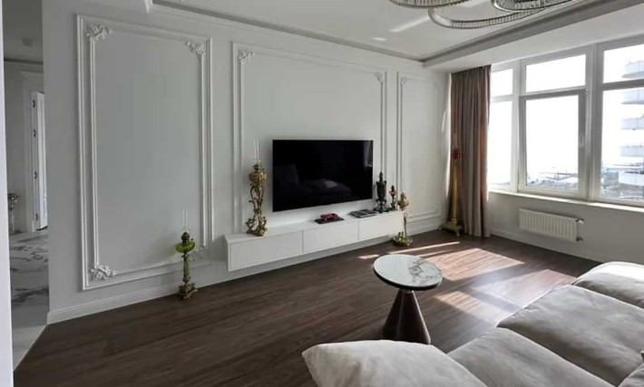 Прямой вид МОРЯ 86м 2-х ком.кв. в парковой прибрежной зоне Аркадии - фото 1